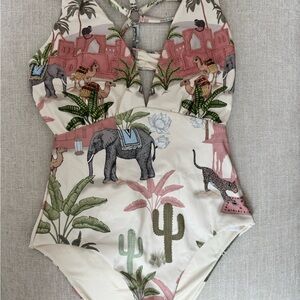 OndadeMar Multicolor Printed One Piece Swimsuit